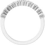 Platinum Round Lab-Grown Diamond Anniversary Band – 1/6–1 1/4 CTW - view 2