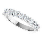 Platinum Round Lab-Grown Diamond Anniversary Band – 1/6–1 1/4 CTW - view 5