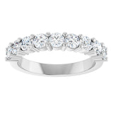 Platinum Round Lab-Grown Diamond Anniversary Band – 1/6–1 1/4 CTW - view 3