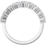 Platinum Round Lab-Grown Diamond Anniversary Band – 1/6–1 1/4 CTW - view 2