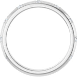 14K Gold Round Lab-Grown Diamond Anniversary Band - 1/8-06 CTW - White Gold - view 2