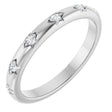 Platinum Round Natural Diamond Anniversary Band - 1/8-03 CTW