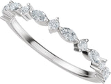 Platinum Marquise Lab-Grown Diamond Anniversary Band – 1/4 CTW (Style 689631) - view 5