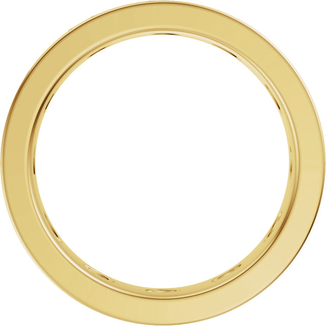 14K Gold Marquise Lab-Grown Diamond Eternity Band – 3.5x1.7 mm Stones - Yellow Gold - view 2