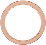 14K Gold Marquise Lab-Grown Diamond Seven-Stone Anniversary Band – 3.5x1.7 mm Stones - Rose Gold - view 2