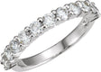 Platinum Round Lab-Grown Diamond Eleven-Stone Anniversary Band – 1/5–1 CTW