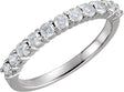 14K Gold Round Natural Diamond Eleven-Stone Anniversary Band – 3/4–1 5/8 CTW
