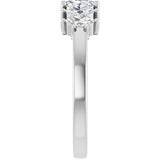 Platinum Lab-Grown Diamond Seven-Stone Anniversary Band - view 9