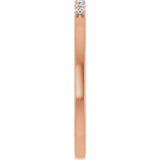 14K Gold Lab-Grown Diamond Seven-Stone Anniversary Band - Rose Gold - view 9