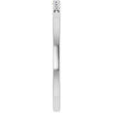Platinum Lab-Grown Diamond Seven-Stone Anniversary Band - view 9