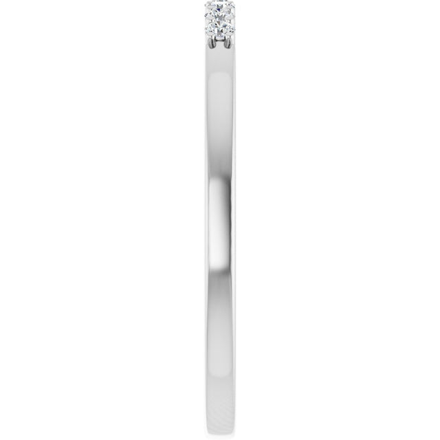 Platinum Lab-Grown Diamond Seven-Stone Anniversary Band - view 9