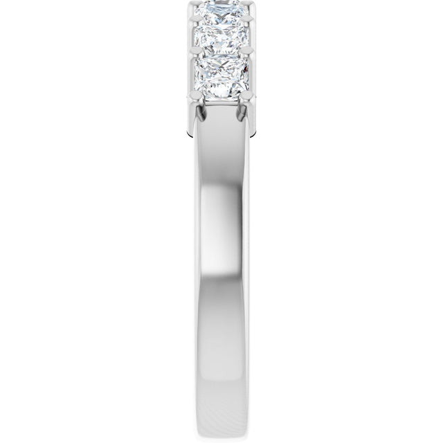 Platinum Lab-Grown Diamond Seven-Stone Anniversary Band - view 9