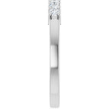 Platinum Lab-Grown Diamond Seven-Stone Anniversary Band - view 9