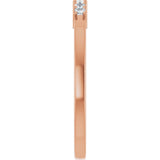 14K Gold Lab-Grown Diamond Seven-Stone Anniversary Band - Rose Gold - view 9