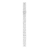 14K Gold Round Natural Diamond Shared-Prong Eternity Band – 1.3 mm Stones (3/8–1/2 CTW) - White Gold - view 4