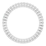 14K Gold Round Natural Diamond Shared-Prong Eternity Band – 1.3 mm Stones (3/8–1/2 CTW) - White Gold - view 2
