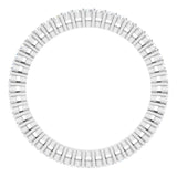 14K Gold Round Natural Diamond Shared-Prong Eternity Band – 1.3 mm Stones (3/8–1/2 CTW) - White Gold - view 2