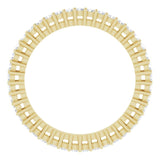 14K Gold Round Lab-Grown Diamond Shared-Prong Eternity Band – 1.3 mm Stones (3/8–1/2 CTW) - Yellow Gold - view 2