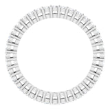 Platinum Round Lab-Grown Diamond Shared-Prong Eternity Band – 1.5 mm Stones (1/2 CTW) - view 2