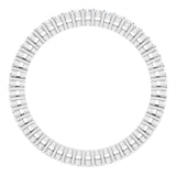 14K Gold Round Natural Diamond Shared-Prong Eternity Band – 1.3 mm Stones (3/8–1/2 CTW) - White Gold - view 2