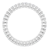Platinum Round Lab-Grown Diamond Shared-Prong Eternity Band – 1.5 mm Stones (1/2 CTW) - view 2