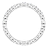14K Gold Round Natural Diamond Shared-Prong Eternity Band – 1.3 mm Stones (3/8–1/2 CTW) - White Gold - view 2