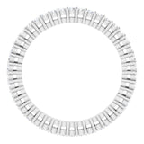 14K Gold Round Natural Diamond Shared-Prong Eternity Band – 1.3 mm Stones (3/8–1/2 CTW) - White Gold - view 2