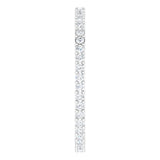 14K Gold Round Natural Diamond Shared-Prong Eternity Band – 1.3 mm Stones (3/8–1/2 CTW) - White Gold - view 4