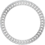 Platinum Round Lab-Grown Diamond Shared-Prong Eternity Band – 1.3 mm Stones (3/8–1/2 CTW) - view 2