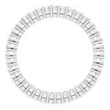Platinum Round Lab-Grown Diamond Shared-Prong Eternity Band – 1.5 mm Stones (1/2 CTW) - view 2