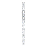 Platinum Round Lab-Grown Diamond Shared-Prong Eternity Band – 1.5 mm Stones (1/2 CTW) - view 4