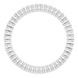 14K Gold Round Natural Diamond Shared-Prong Eternity Band – 1.3 mm Stones (3/8–1/2 CTW) - White Gold - view 2