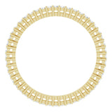 14K Gold Round Natural Diamond Shared-Prong Eternity Band – 1.3 mm Stones (3/8–1/2 CTW) - Yellow Gold - view 2