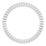 14K Gold Round Lab-Grown Diamond Shared-Prong Eternity Band – 1.3 mm Stones (3/8–1/2 CTW) - White Gold - view 2