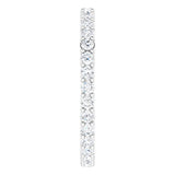Platinum Round Lab-Grown Diamond Shared-Prong Eternity Band – 1.7 mm Stones (1/2–5/8 CTW) - view 4