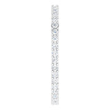 Platinum Round Natural Diamond Shared-Prong Eternity Band – 1.5 mm Stones (1/2–5/8 CTW) - view 4