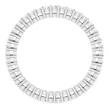 Platinum Round Lab-Grown Diamond Shared-Prong Eternity Band – 1.5 mm Stones (1/2 CTW) - view 2