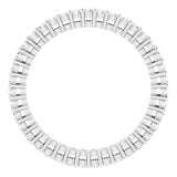 Platinum Round Lab-Grown Diamond Shared-Prong Eternity Band – 1.5 mm Stones (1/2 CTW) - view 2