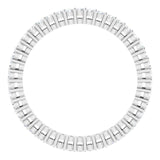 Platinum Round Lab-Grown Diamond Shared-Prong Eternity Band – 1.5 mm Stones (1/2 CTW) - view 2
