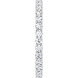 Platinum Round Lab-Grown Diamond Shared-Prong Eternity Band – 2 mm Stones (7/8–1 CTW) - view 4
