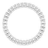 Platinum Round Lab-Grown Diamond Shared-Prong Eternity Band – 1.7 mm Stones (1/2–5/8 CTW) - view 2