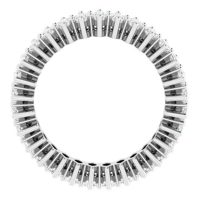 Platinum Marquise Lab-Grown Diamond Shared-Prong Eternity Band – 4x2 mm Stones (1 7/8–2 1/6 CTW) - view 2