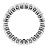 Platinum Marquise Lab-Grown Diamond Shared-Prong Eternity Band – 4.3x2.25 mm Stones - view 2