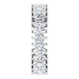 Platinum Marquise Lab-Grown Diamond Shared-Prong Eternity Band – 4x2 mm Stones (1 7/8–2 1/6 CTW) - view 4