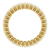 14K Gold Marquise Lab-Grown Diamond Shared-Prong Eternity Band – 4x2 mm Stones (1 7/8–2 1/6 CTW) - Yellow Gold - view 2