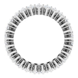 Platinum Marquise Lab-Grown Diamond Shared-Prong Eternity Band – 4.3x2.25 mm Stones - view 2