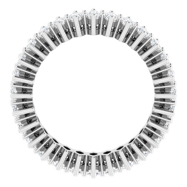 Platinum Marquise Natural Diamond Shared-Prong Eternity Band – 4x2 mm Stones (1 7/8–2 1/6 CTW) - view 2