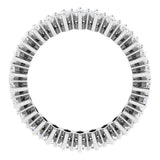 14K Gold Marquise Lab-Grown Diamond Shared-Prong Eternity Band – 4.3x2.25 mm Stones - White Gold - view 2