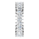 Platinum Marquise Natural Diamond Shared-Prong Eternity Band – 4x2 mm Stones (1 7/8–2 1/6 CTW) - view 4
