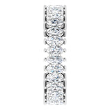 14K Gold Marquise Natural Diamond Shared-Prong Eternity Band – 4x2 mm Stones (1 7/8–2 1/6 CTW) - White Gold - view 4